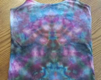 Tie dye tank top cami /multi color- size large