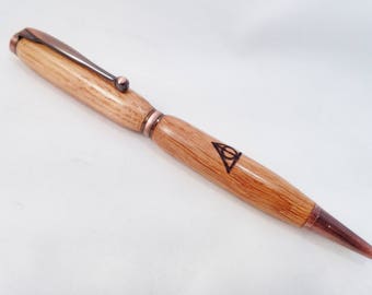 Harry potter pen, gryffindor, deathly hallow, always symbol, infinity symbol, hogwarts, harry potter fan, slytherin, ravenclaw, hufflepuff