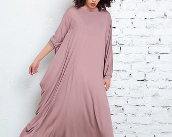 Abaya, Plus Size Clothing, Blush Pink Maxi Dress, Kimono Dress, Kaftan, Women Dress, Boho Dress, Caftan Dress, Cape Dress, Abaya Maxi Dress
