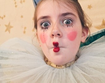 Clown costume | Circus party | Circus costume | Clown collar | Tulle collar | ruff | Toddler TuTu | children's dress up | festival outfit