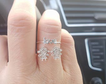 CHILDREN'S CUBIC ZIRCONIA RING