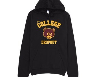 College Dropout Hoody Bound Sweatshirt Saint Pablo Merch Yeezy Yeezus GOOD Music Bape Hip Hop Swish So Help Me God