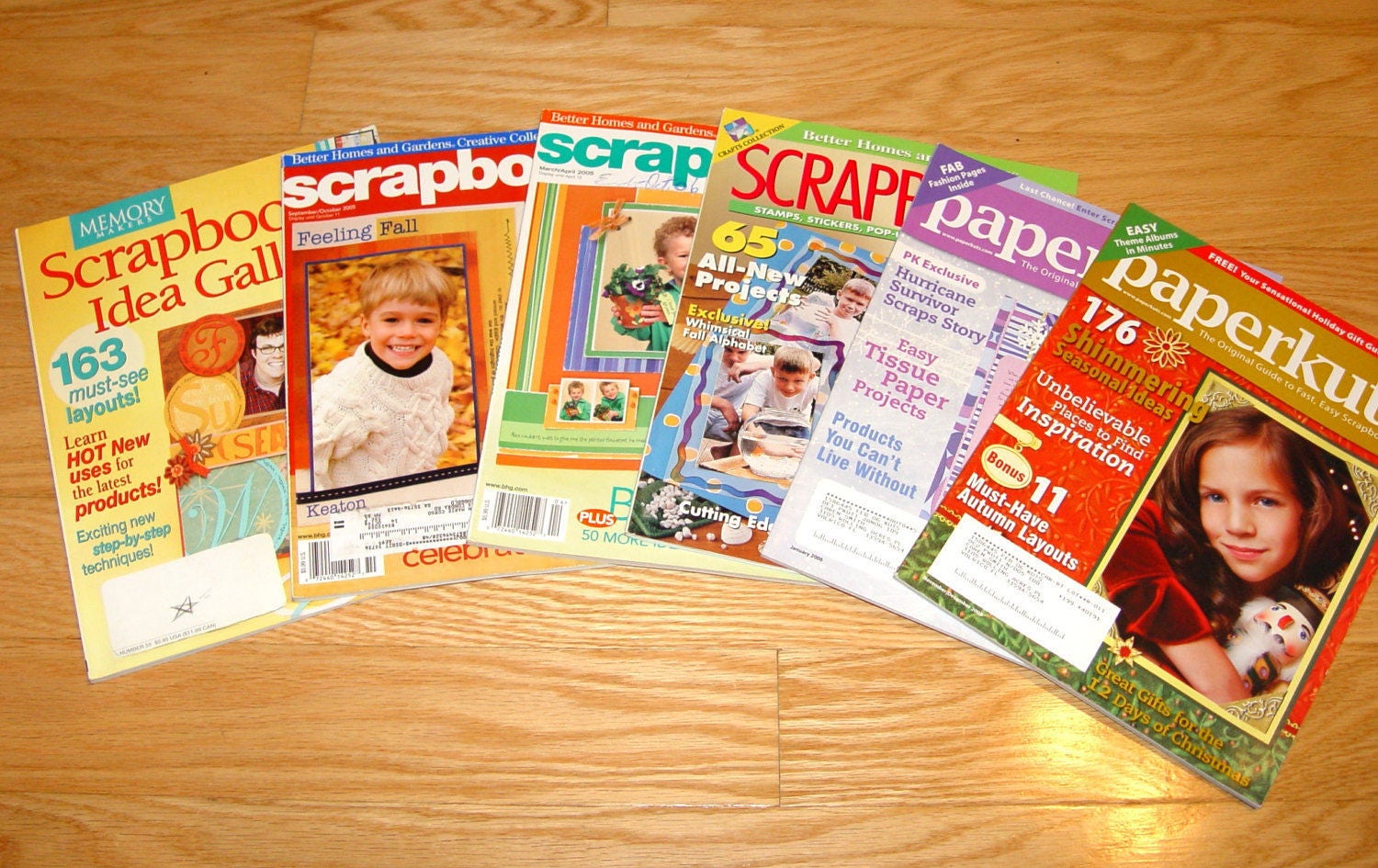 Scrapbooking Magazines Lot from ArtOfTheHand on Etsy Studio