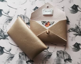 Golden Business card holder