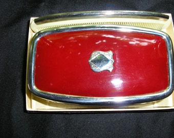 Vintage Xylonite brush and comb set