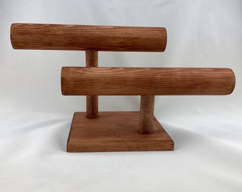 2-Tier Bracelet Display Watch Holder T-Bar / Watch Stand / Jewelry Holder Organizer