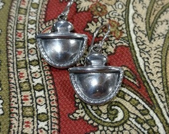 Handcrafted Sterling Silver Roggio earrings