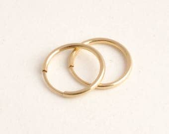 Thin Gold Hoops - High quality gold hoops, 14k gold filled hoops, Gold hoops, Simple Hoop Earrings, Tiny Gold Hoops