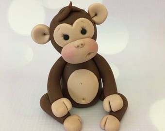 Fondant monkey | Etsy