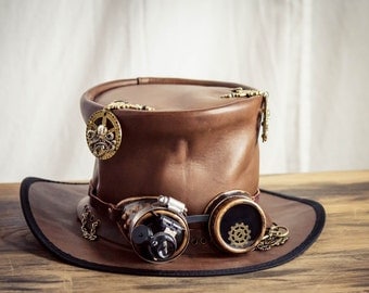 Sea Monster Steampunk Top Hat