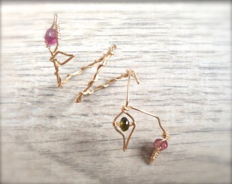 TOURMALINE Gold filled ring