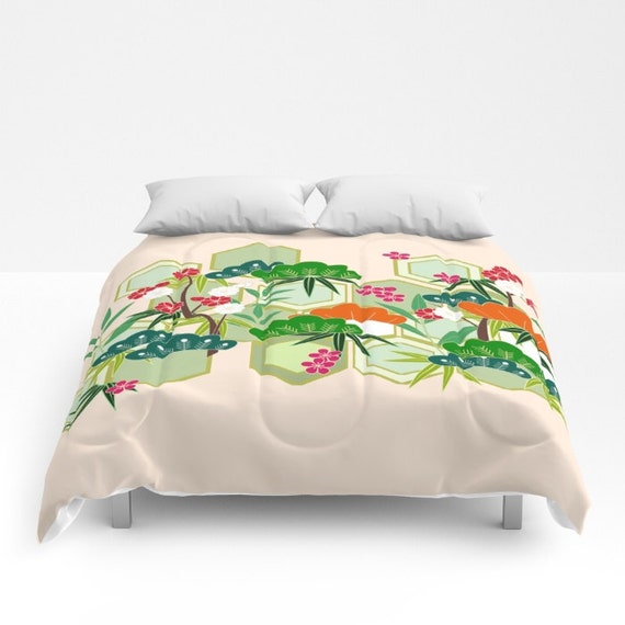 Floral Duvet Cover Full Queen King Duvet Japanese Kimono