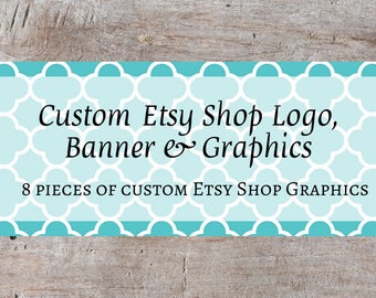Custom Etsy Banner, Custom Etsy Shop Set, Custom Etsy Starter Set, Custom Etsy Starter Kit, Custom Etsy Banner Set, OOAK Shop Banner