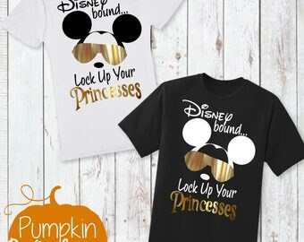 Disney Shirt/First Trip to Disney/Going To Disneyworld/Disney Bound Shirt/First Disney Trip Shirt/Lock Up Your Princesses
