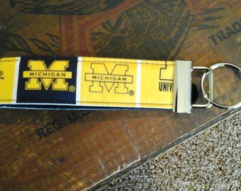 Michigan Wolverine key fob
