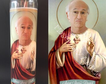 Larry David Devotional Prayer Saint Candle