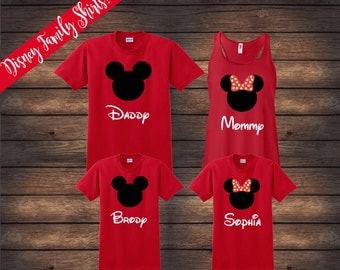 Disney Family Shirts | Matching Family Shirts | Disney Shirts | Custom Disney Shirts | Mickey Minnie Shirts | Disney Vacation Shirts
