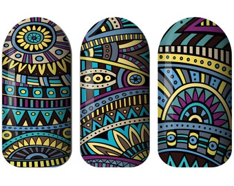 Polynesian 1 Nail Wraps Made in Australia