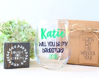 Bridesmaid Gift - Will You Be My Bridesmaid - Bridesmaid Proposal - Gift for Maid of Honor - Maid of Honor Gifts - Maid of Honor Proposal