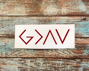 GOD is Greater Than the Highs and Lows Decal | 30 Colors