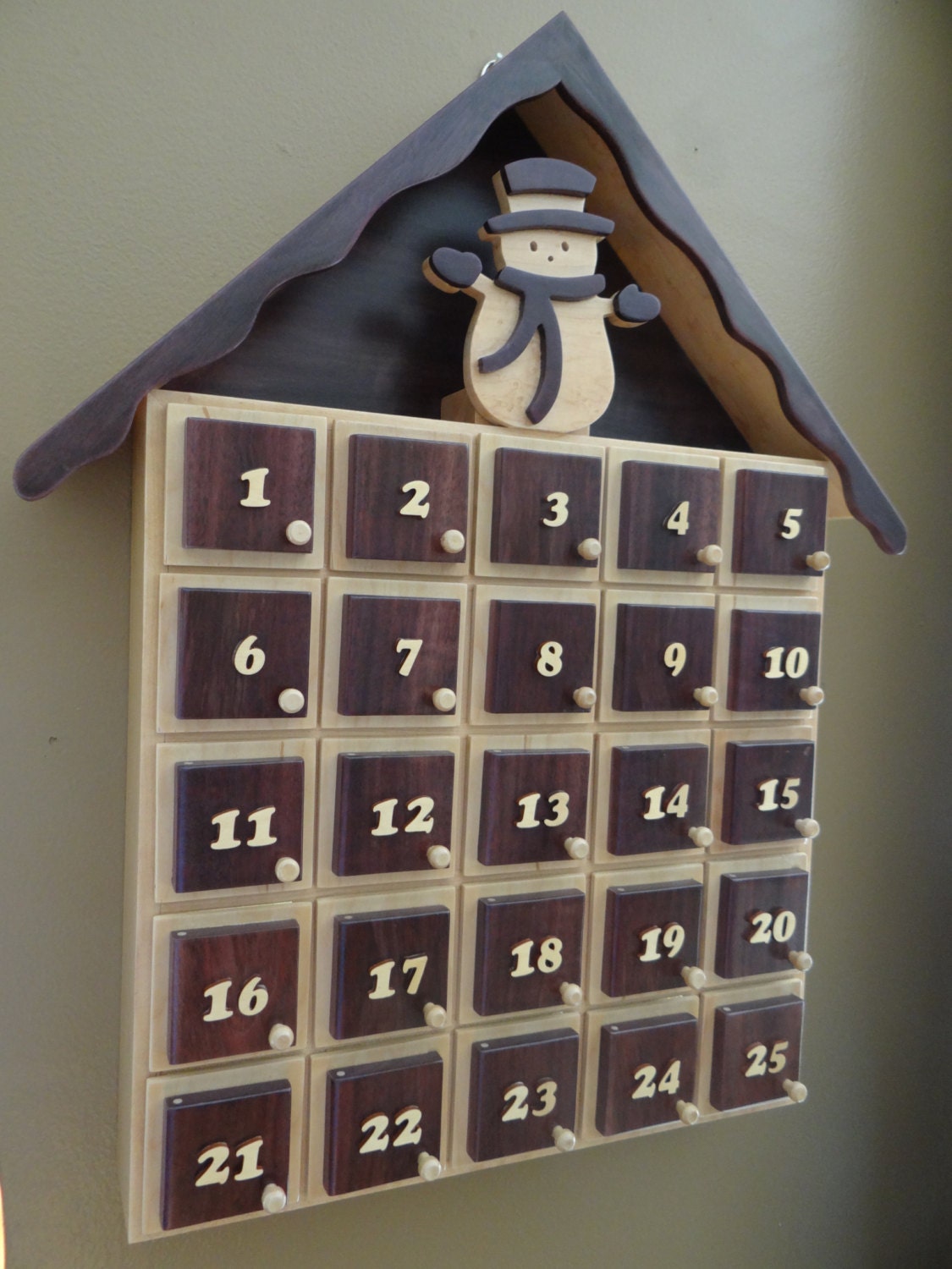 10 OFF Christmas Advent Calendar Wood Advent Calendar Advent 10 OFF Christmas Advent Calendar Wood Advent Calendar Advent
