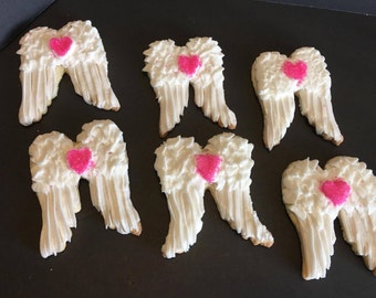 Angel wings sugar cookies