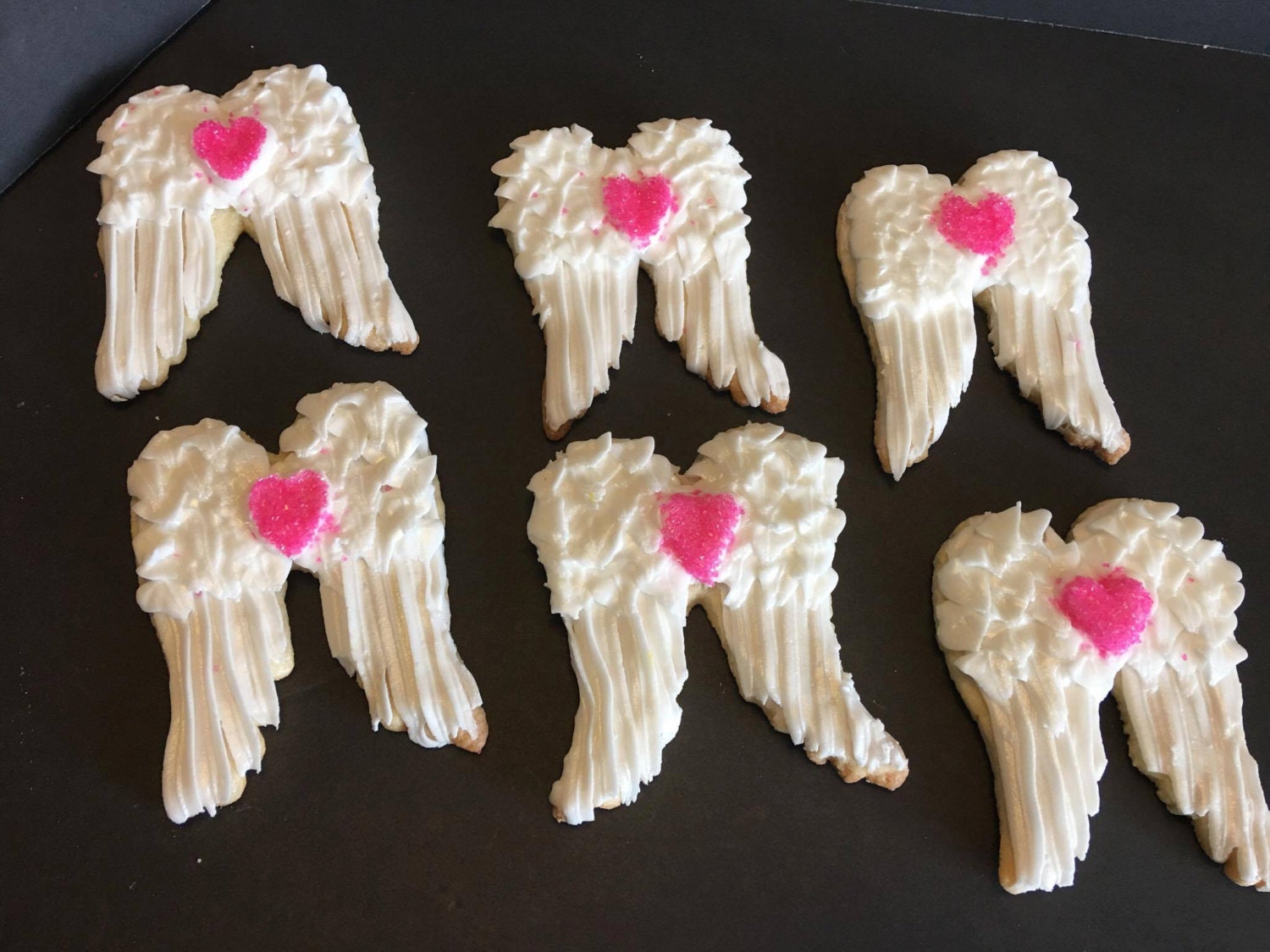 Angel wings sugar cookies
