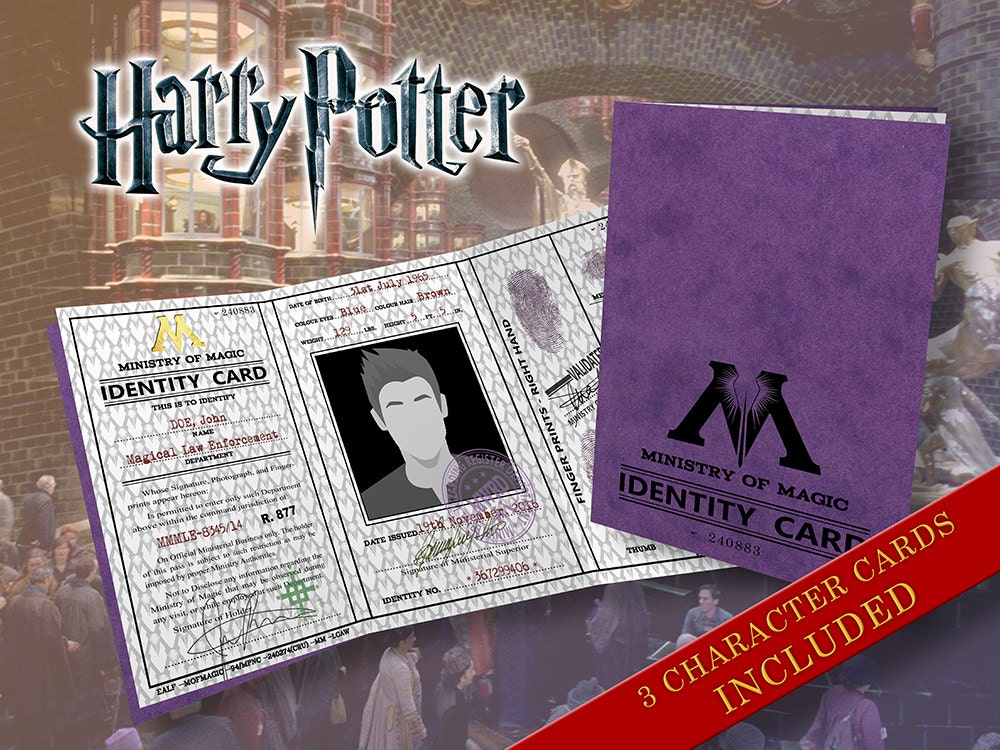 Ministry of Magic Identity Card