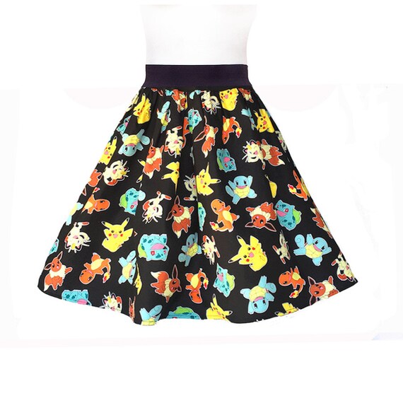 Pokemon Go Skirt Pikachu Skirt Pokemon Party Skirt Dress