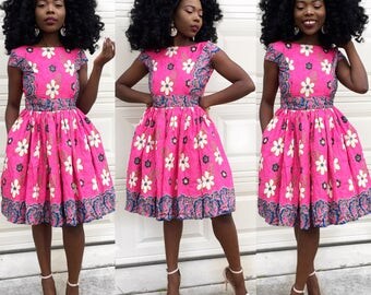 African clothing Ankara Dress african print african Dress