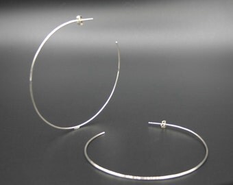 Extra Large Hoop Earrings, Thin Hoop Earrings, Large Hoop Earrings, Large Silver Hoop Earrings, Big Hoop Earrings, Large Thin Hoop Earrings