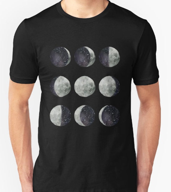 Moon Phases t-shirt tee // Unisex Super Soft tee // Choose