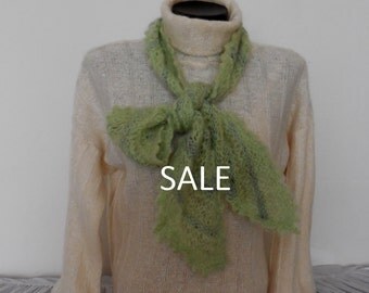 Pale green scarf | Etsy