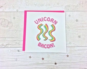 Unicorn bacon | Etsy