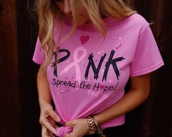 Pink Breast Cancer Awareness T-Shirt