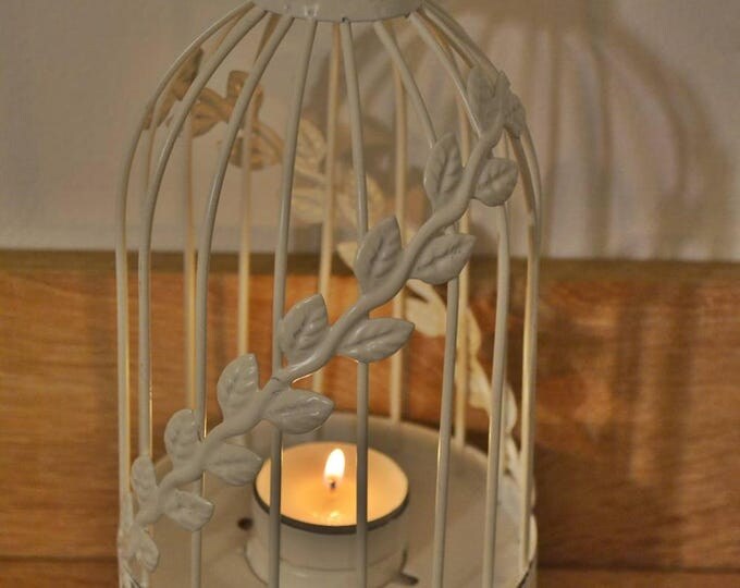 10%OFF White bird cage wedding lantern / wedding lanterns