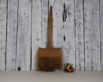Antique wool comb / Wooden comb / Wool carder / Country wall hangind / Primitives rustic decor / Vintage tool / Home decor.