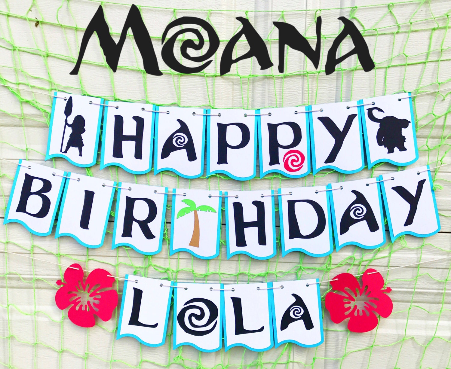 Moana Party Moana decorations Moana Banner Moana Party
