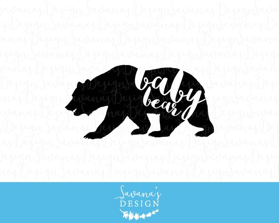 Download Baby Bear SVG Bear SVG Cutting File Baby Bear Baby Bear