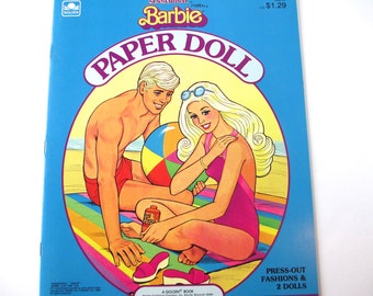 Barbie Paper Dolls-Sunsational-Vintage Paper Dolls 1983