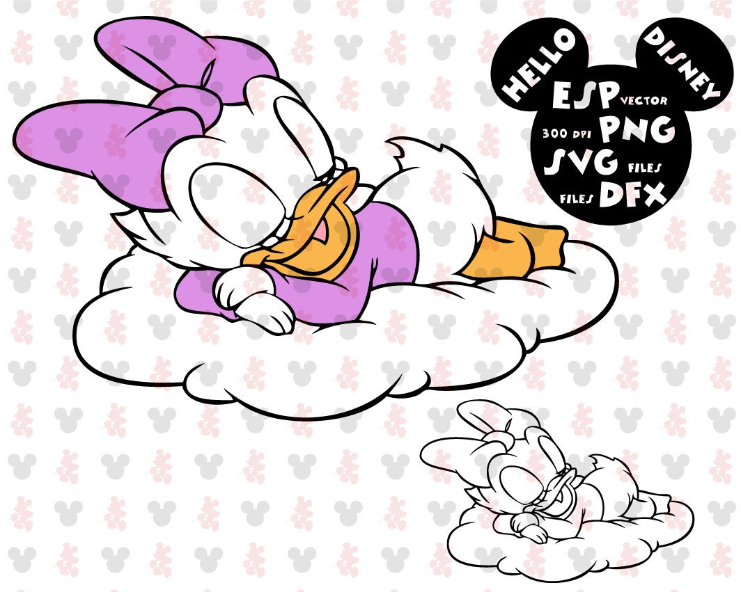 Download Disney Daisy duck Babies Clipart Disney - Cut files ...
