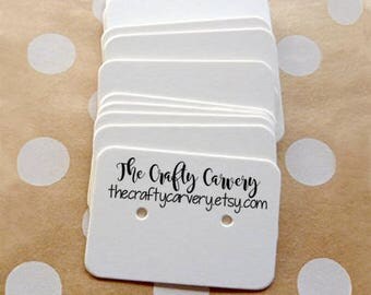 Custom Earring Card Rubber Stamp for Jewelry Business, Jewelry tag, Design your Own, Custom Business Stamp