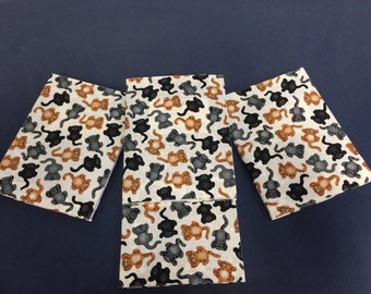 The cat's meow fabric covered journal