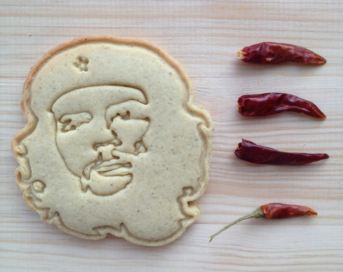 Che Guevara cookie cutter. Comandante cookie stamp. Che Guevara cookies