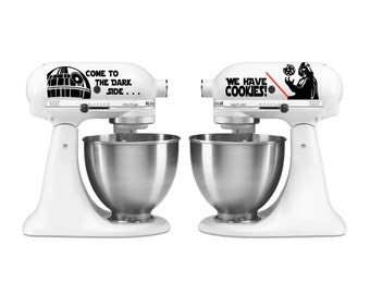 Kitchen Mixer Star Wars Darth Vader Set Decal Vinyl Decal Sticker KitchenAid