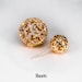 Monaco Gold Double Ball Earring/Double Sided Earring For