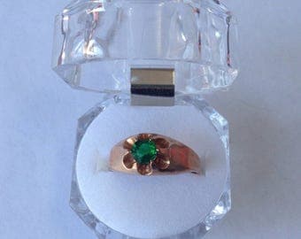 Genuine Vintage 1930's Ladies Art Deco Ring, Size 9 1/2 - Vintage Costume jewelry - gifts for her under 20