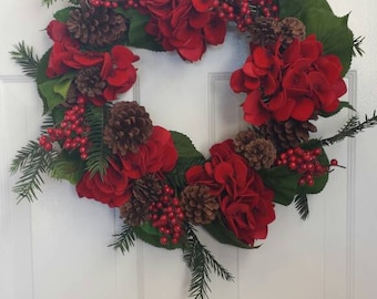 Christmas wreath / holiday wreath / front door wreath / door wreath/ door decor