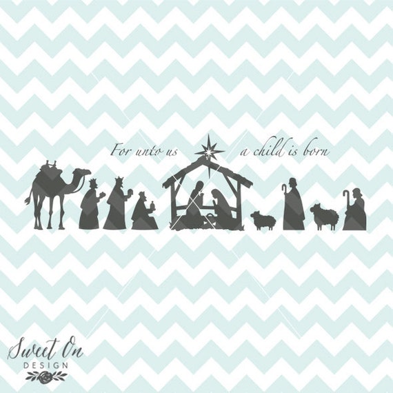 Download Nativity Christmas svg cutting file Decoration Decal SVG