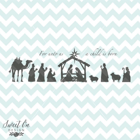 Download Nativity Christmas svg cutting file - Decoration Decal SVG ...